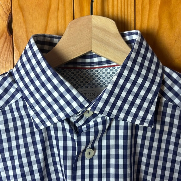 Eton Other - Eton Dress Shirt Blue White